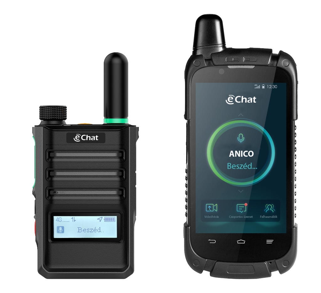 ZTE eChat E350 és E700 POC adóvevő